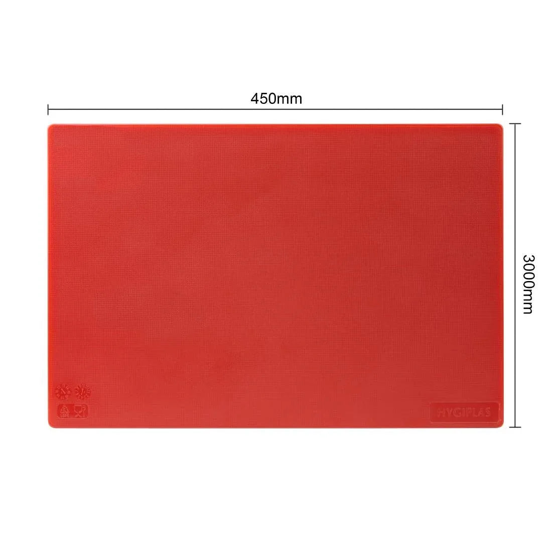 CH041 Hygiplas Low Density Chopping Board Set with Rack 450x300x10mm (7 Pack) - JD Catering Equipment Solutions Ltd