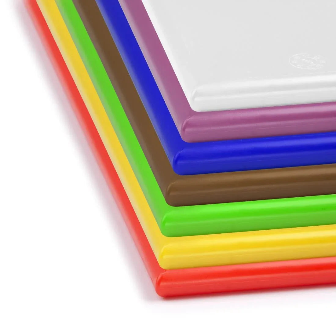 CH050 Hygiplas High Density Chopping Board Set Small (Set of 7 - 12mm High) - JD Catering Equipment Solutions Ltd