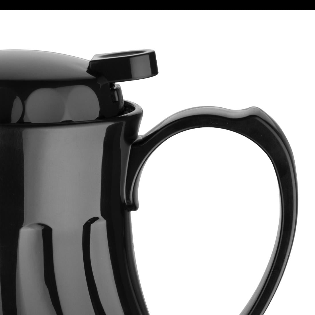 CH117 Olympia Insulated Swirl Jug Black 1.2Ltr JD Catering Equipment Solutions Ltd