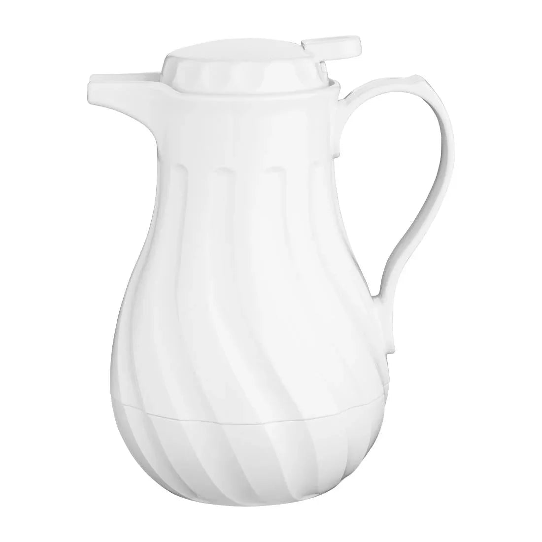 CH118 Olympia Insulated Swirl Jug White 0.5Ltr - JD Catering Equipment Solutions Ltd