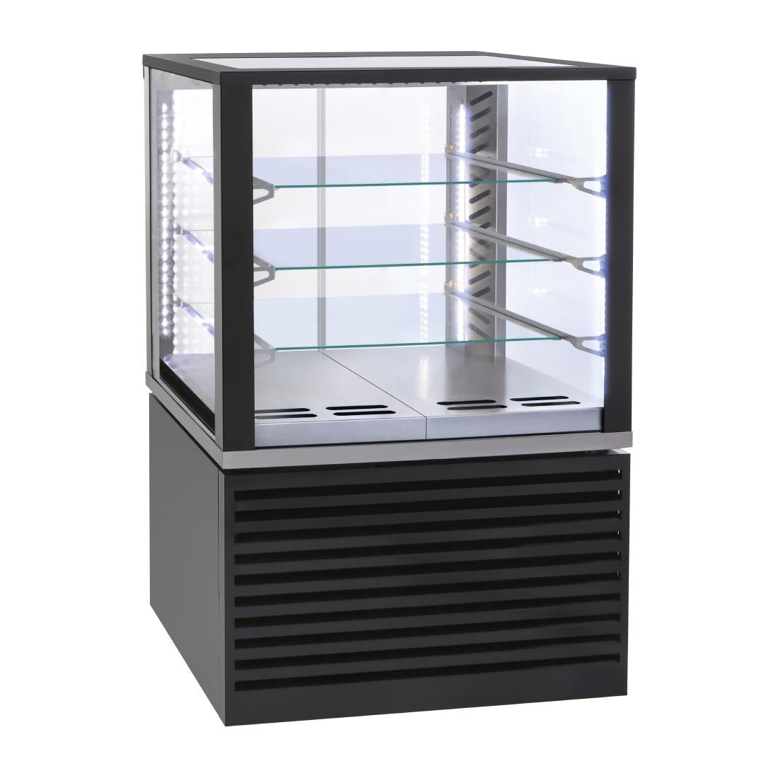 CH131 Roller Grill Panoramic Refrigerated Display Cabinet FSC800 Black JD Catering Equipment Solutions Ltd