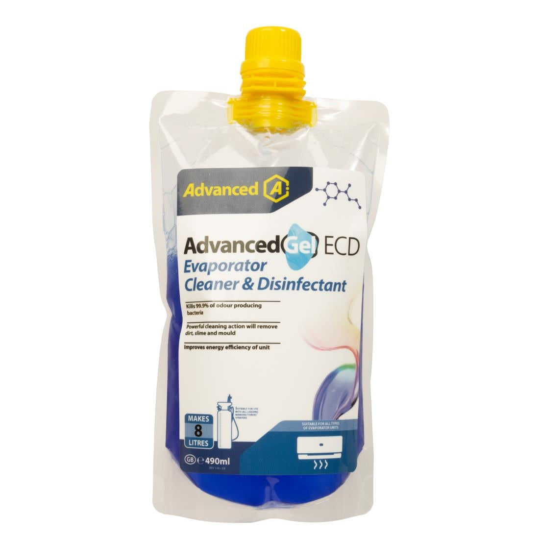 CH148 Advanced Gel ECD Evaporator Cleaner and Disinfectant Concentrate 490ml JD Catering Equipment Solutions Ltd