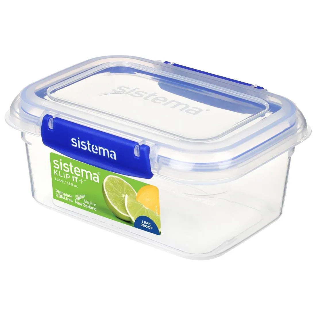 CH245 Sistema Rectangle Klip It Plus Food Storage Container 1Ltr - JD Catering Equipment Solutions Ltd