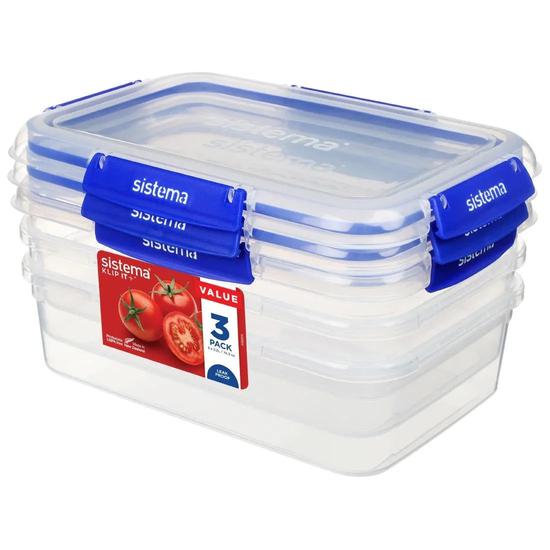 CH257 Sistema Klip It Containers 2Ltr (Pack of 3) - JD Catering Equipment Solutions Ltd