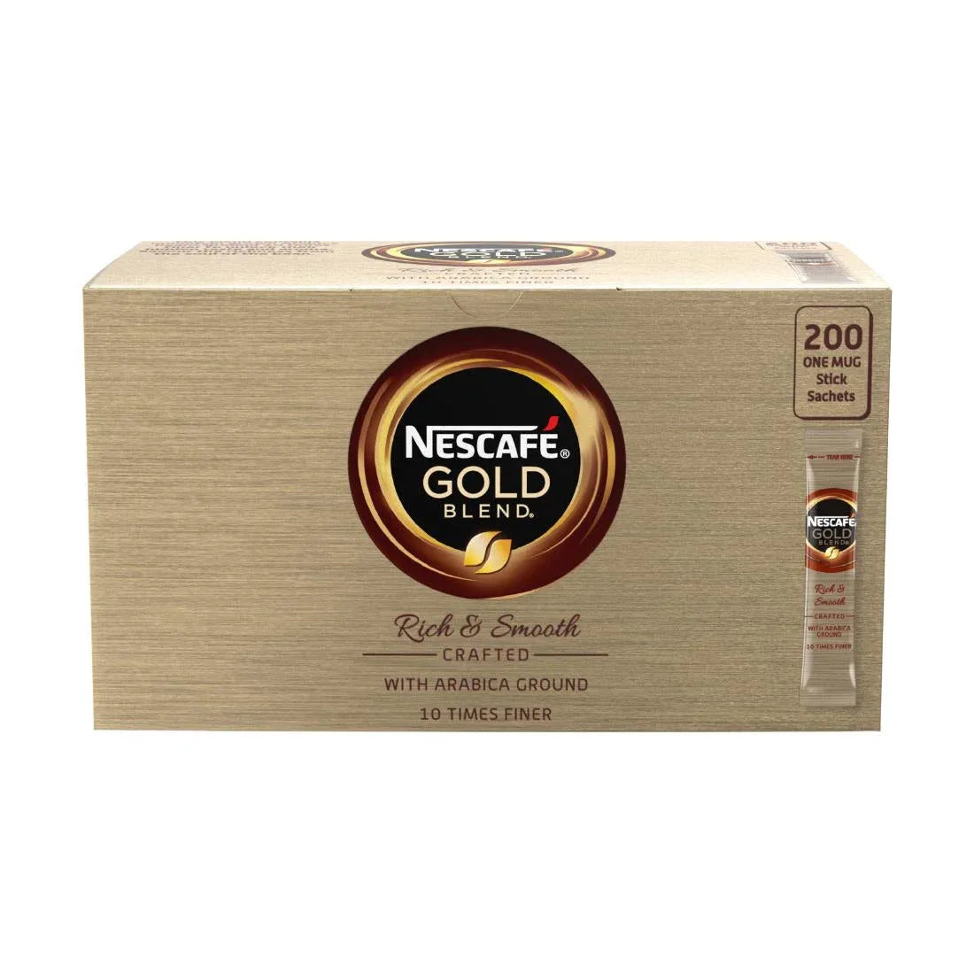 CH520 Nescafe Gold Blend Instant Coffee Sticks 1.8g (Pack of 200) - JD Catering Equipment Solutions Ltd