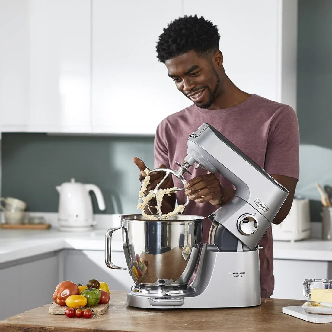 CH577 Kenwood Chef Baker Titanium Mixer KVL85.004SI - JD Catering Equipment Solutions Ltd