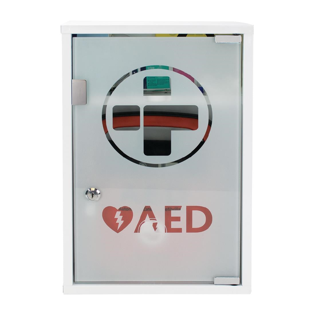 CH787 Automated External Defibrillator Alarmed Metal Cabinet JD Catering Equipment Solutions Ltd