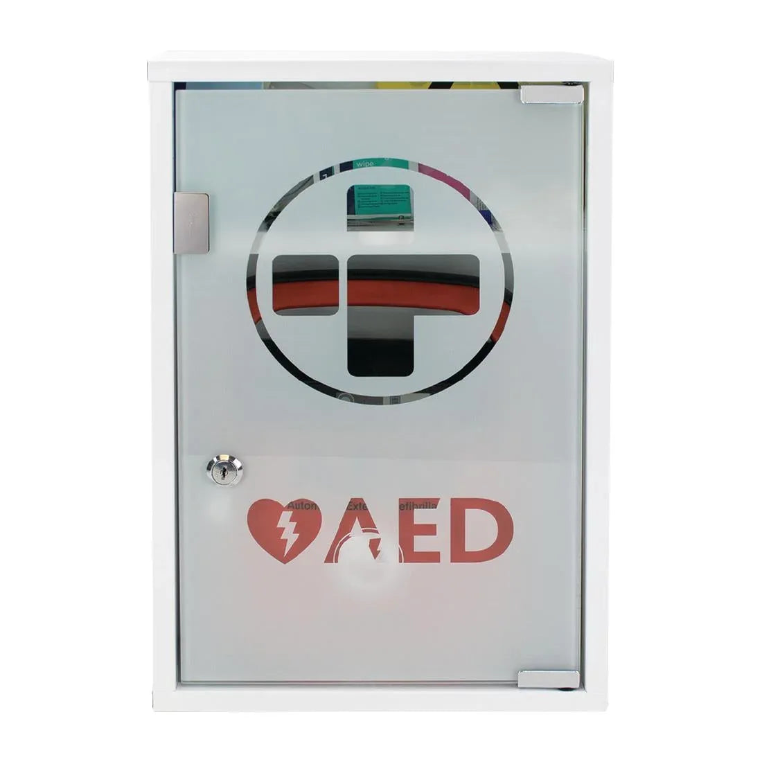 CH787 Automated External Defibrillator Alarmed Metal Cabinet - JD Catering Equipment Solutions Ltd