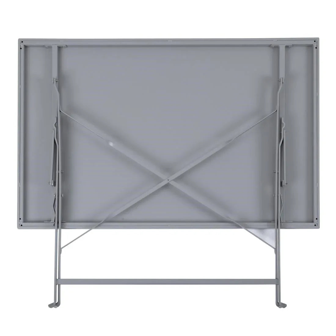 CH969 Bolero Pavement Style Folding Table Grey 1100mm x 700mm - JD Catering Equipment Solutions Ltd