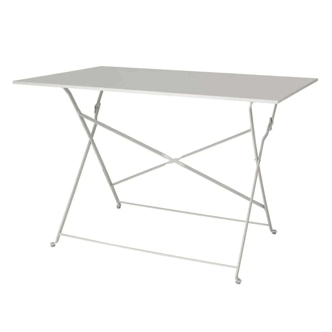 CH969 Bolero Pavement Style Folding Table Grey 1100mm x 700mm - JD Catering Equipment Solutions Ltd