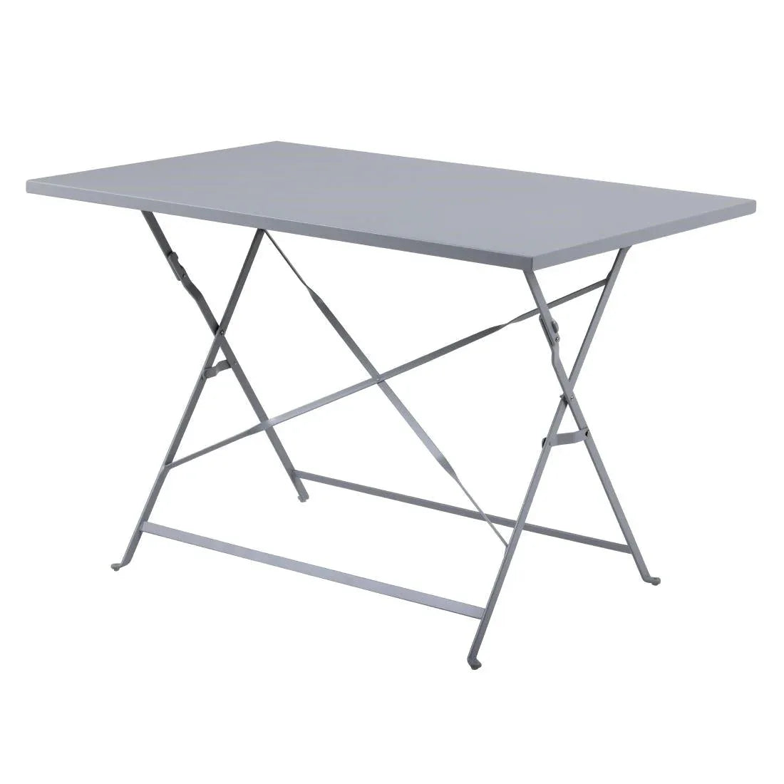 CH969 Bolero Pavement Style Folding Table Grey 1100mm x 700mm - JD Catering Equipment Solutions Ltd
