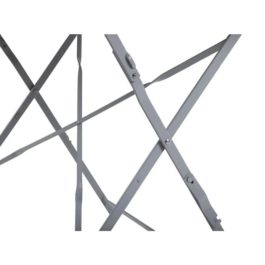 CH969 Bolero Pavement Style Folding Table Grey 1100mm x 700mm - JD Catering Equipment Solutions Ltd