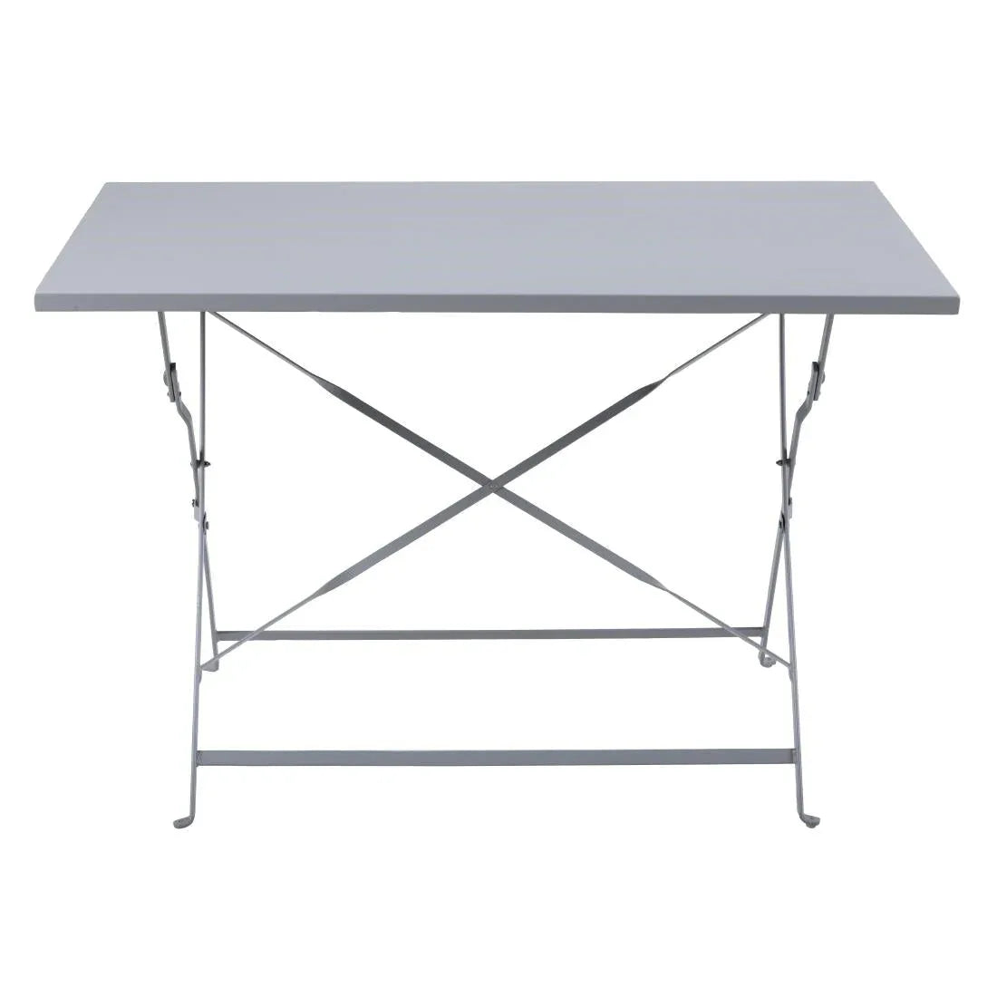 CH969 Bolero Pavement Style Folding Table Grey 1100mm x 700mm - JD Catering Equipment Solutions Ltd
