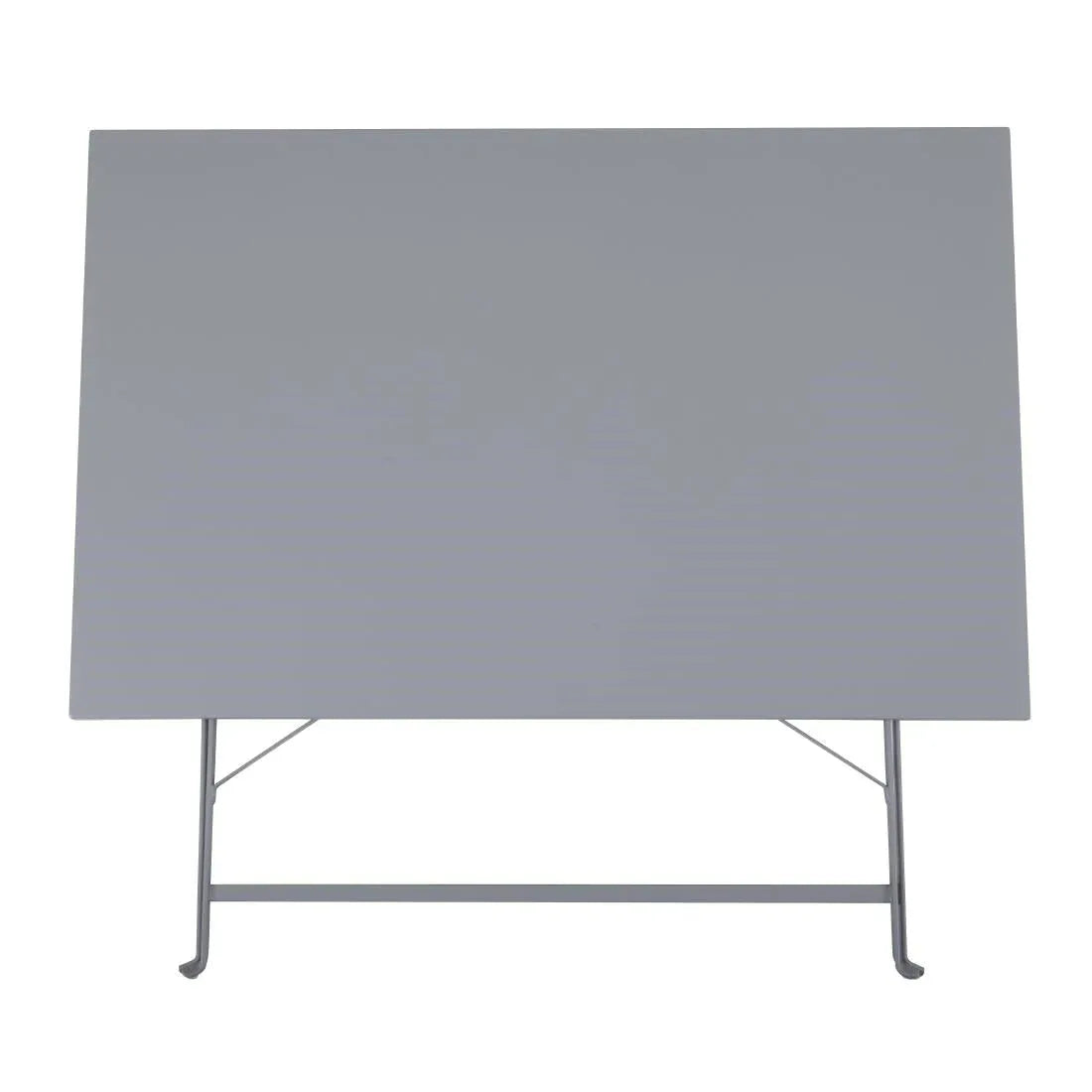 CH969 Bolero Pavement Style Folding Table Grey 1100mm x 700mm - JD Catering Equipment Solutions Ltd