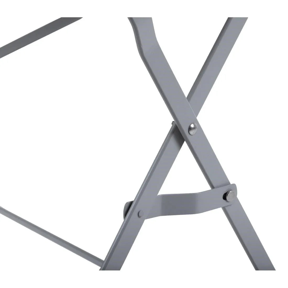 CH969 Bolero Pavement Style Folding Table Grey 1100mm x 700mm - JD Catering Equipment Solutions Ltd