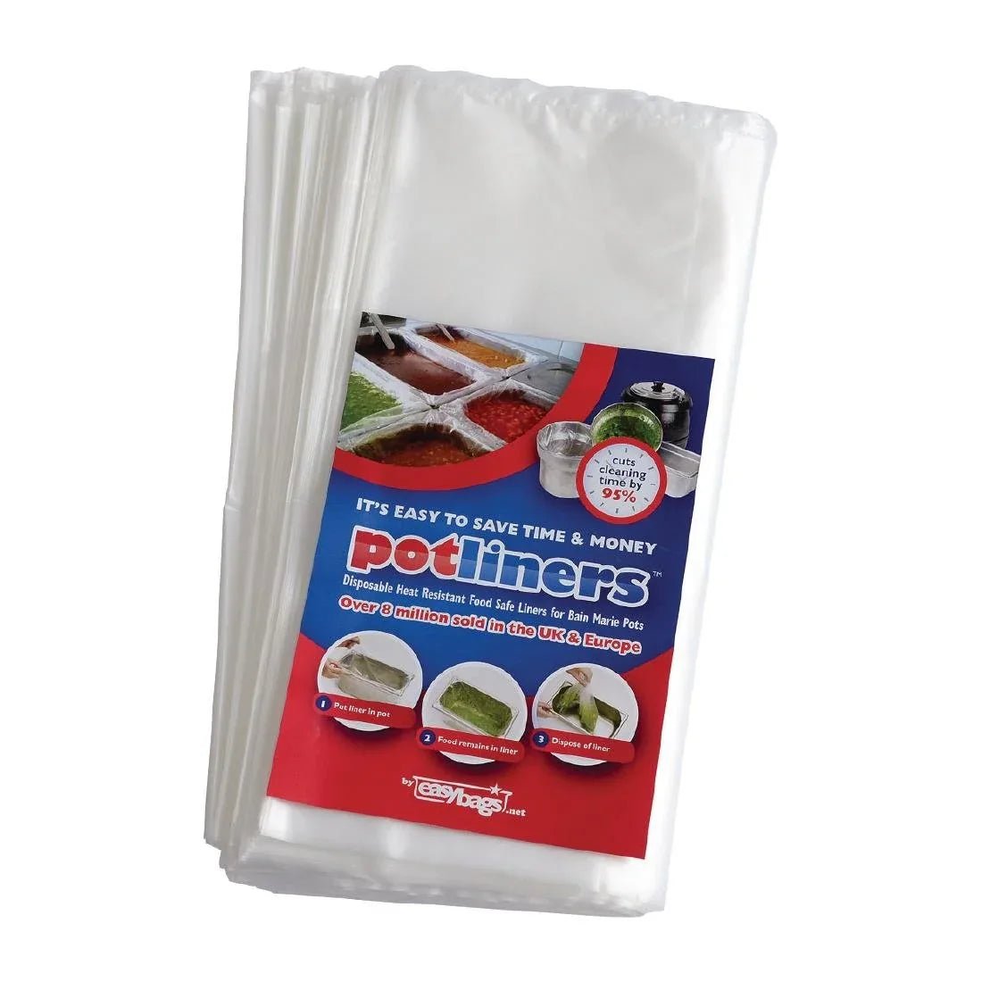 CJ705 Potliners Size 4 Round 4.5L Pot Liner (Pk 100) - JD Catering Equipment Solutions Ltd
