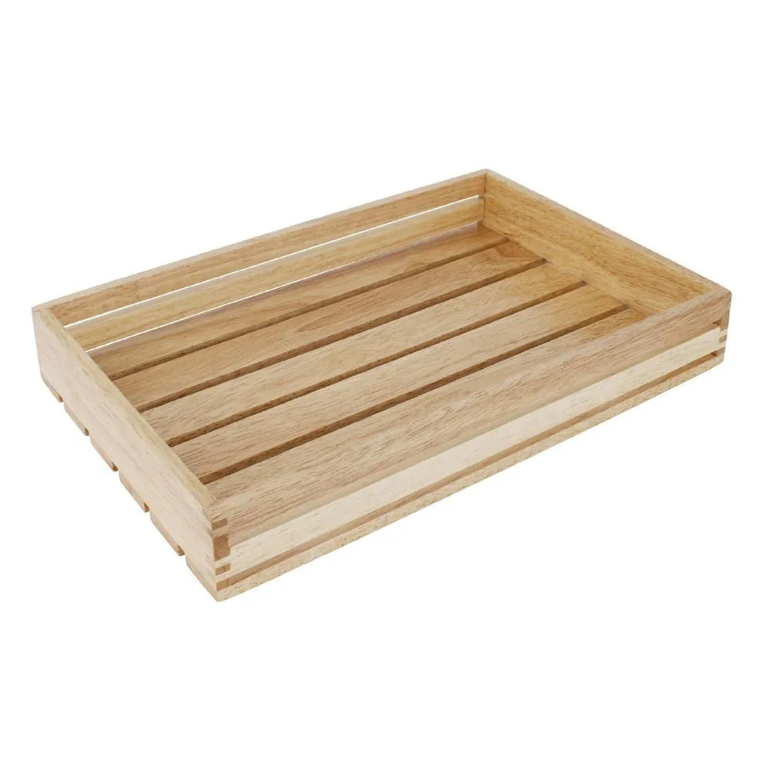CK959 Olympia Low Sided Wooden Crate - JD Catering Equipment Solutions Ltd
