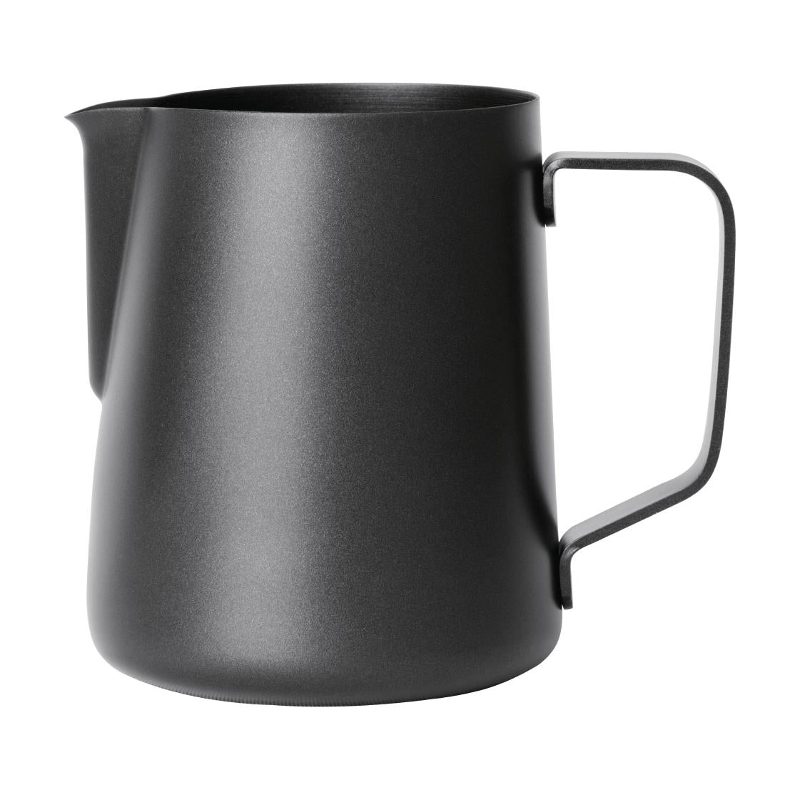 CM607 Olympia Black Non-Stick Milk Frothing Jug 570ml JD Catering Equipment Solutions Ltd