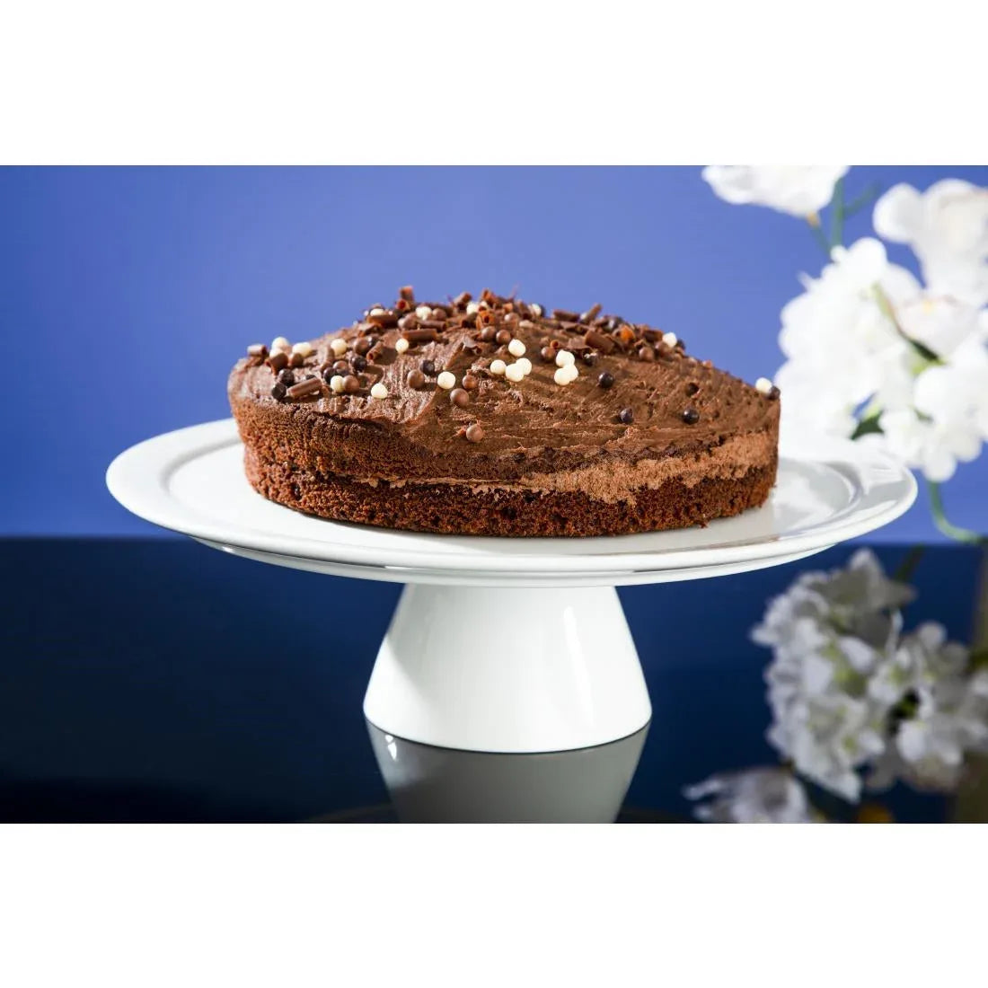 CM747 Porcelain Cake Stand 305mm - JD Catering Equipment Solutions Ltd