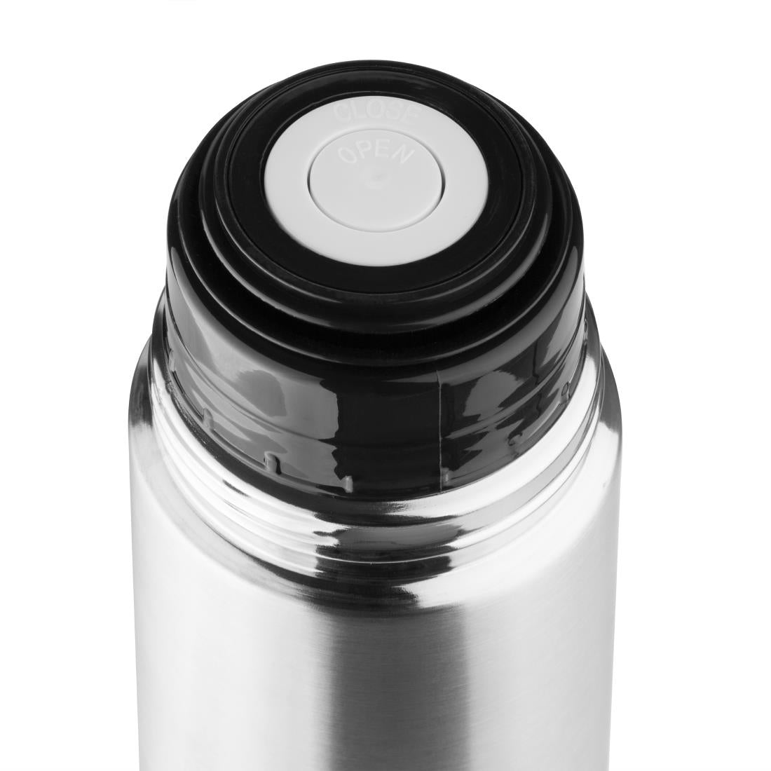 CN696 Olympia Vacuum Flask Stainless Steel 1Ltr JD Catering Equipment Solutions Ltd