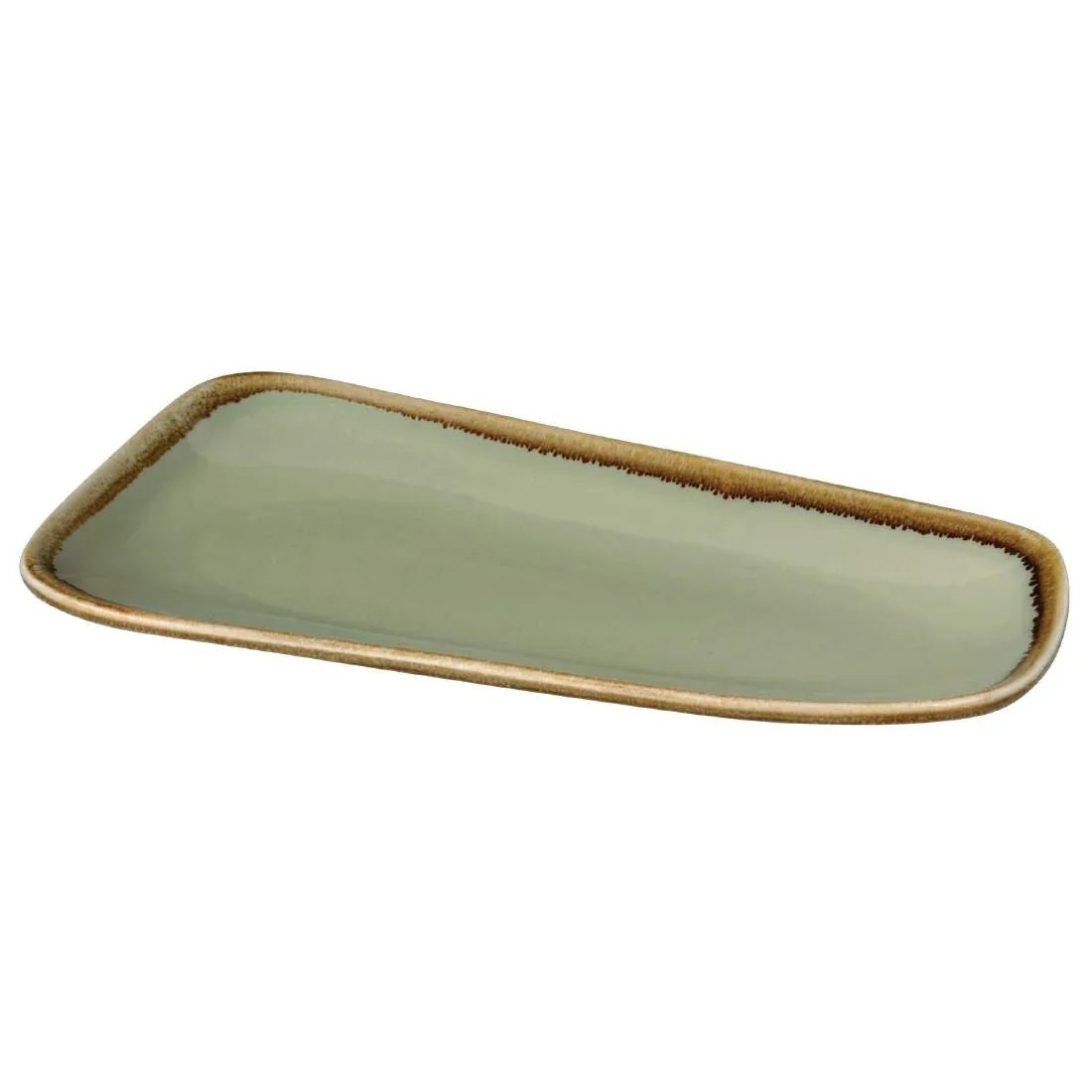 CP173 Olympia Kiln Platter Moss 295mm (Pack of 4) - JD Catering Equipment Solutions Ltd