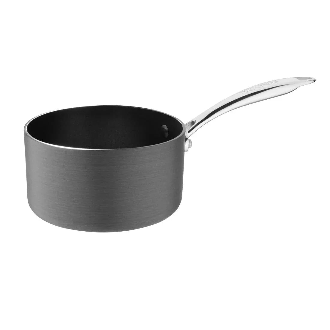 CP762 Vogue Anodised Aluminium Non Stick Sauce Pan 160mm - JD Catering Equipment Solutions Ltd