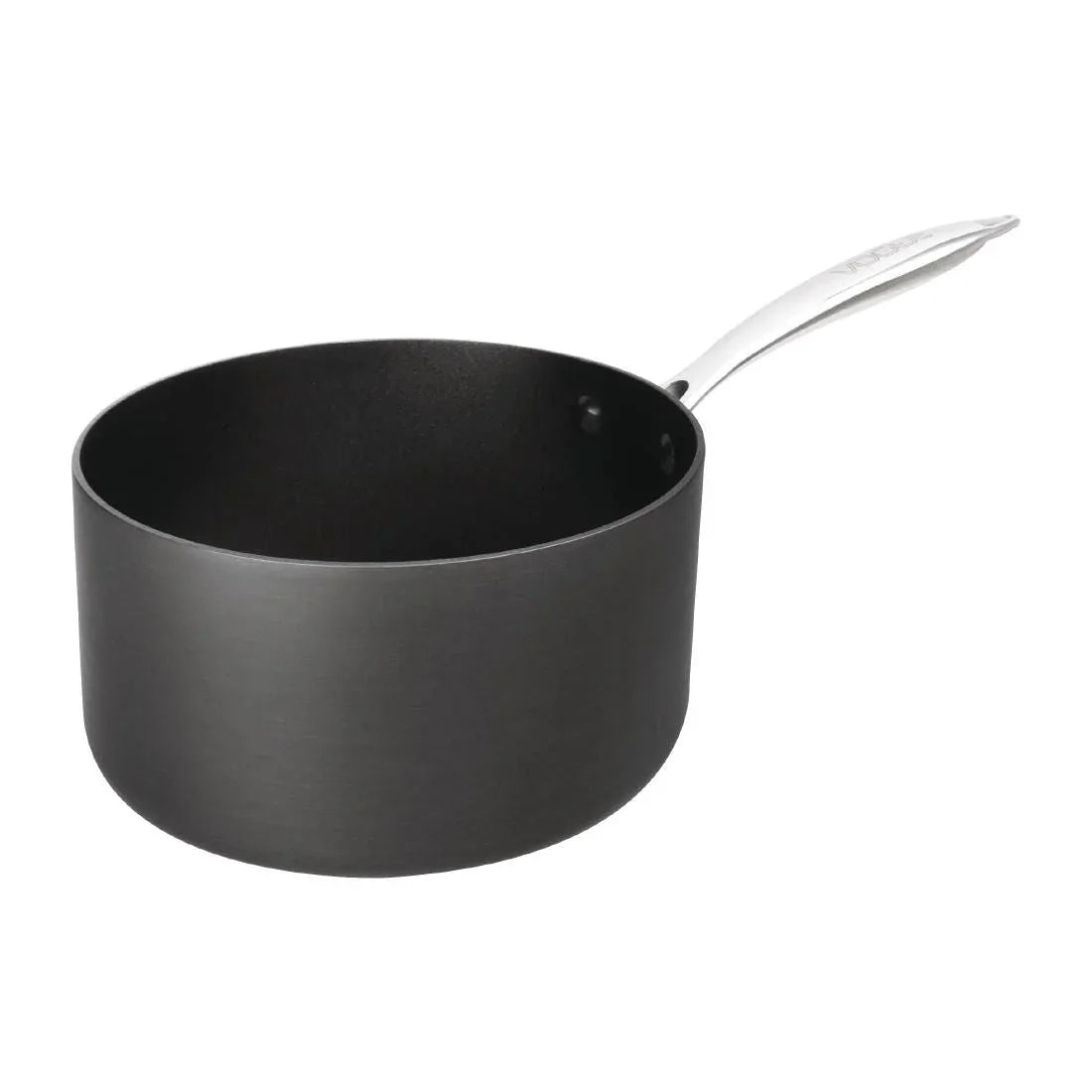 CP763 Vogue Anodised Aluminium Non Stick Sauce Pan 200mm - JD Catering Equipment Solutions Ltd