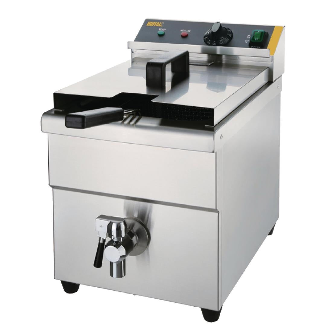 CP793 Buffalo Single Tank Single Basket Induction Fryer 3kW JD Catering Equipment Solutions Ltd