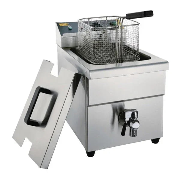 CP793 Buffalo Single Tank Single Basket Induction Fryer 3kW - JD Catering Equipment Solutions Ltd