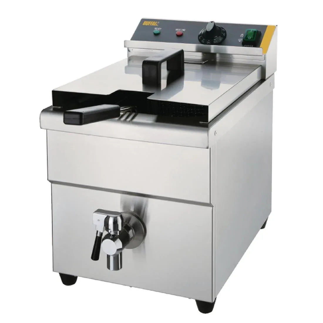 CP793 Buffalo Single Tank Single Basket Induction Fryer 3kW - JD Catering Equipment Solutions Ltd