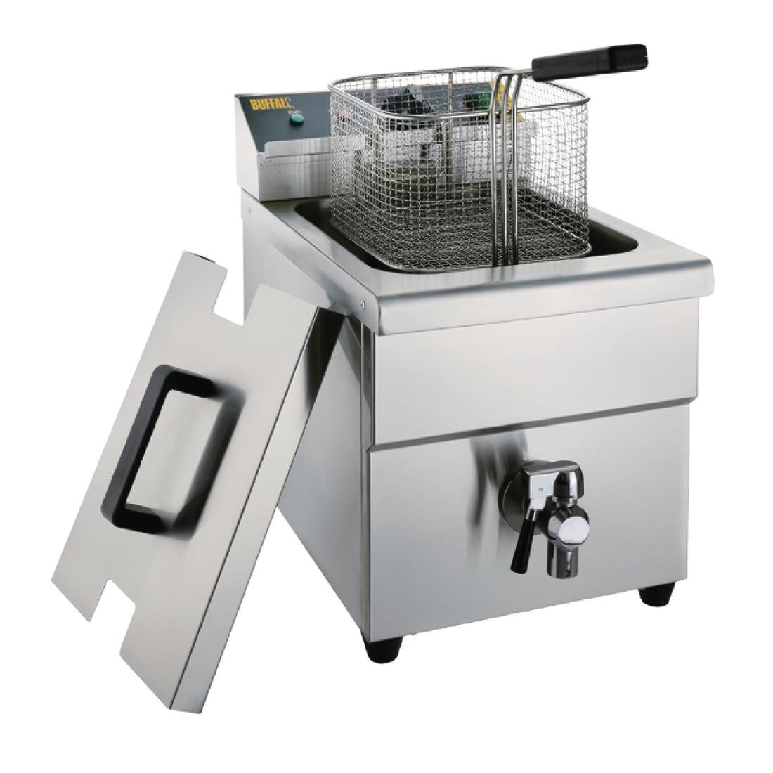 CP793 Buffalo Single Tank Single Basket Induction Fryer 3kW JD Catering Equipment Solutions Ltd