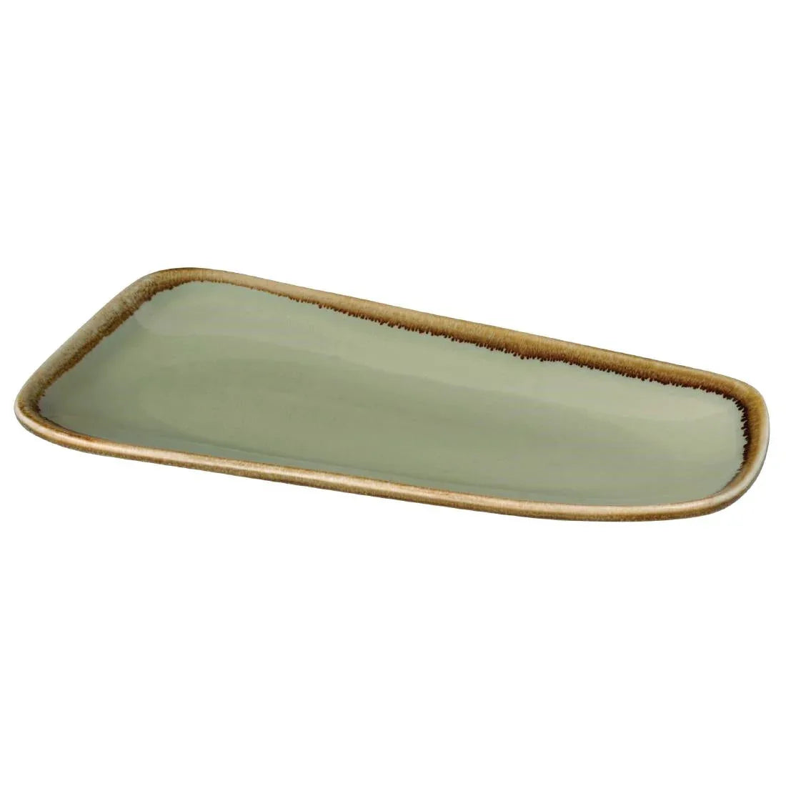 CP955 Olympia Kiln Platter Moss 335mm (Pack of 4) - JD Catering Equipment Solutions Ltd
