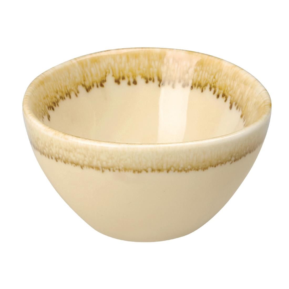 CP956 Olympia Kiln Dipping Pot Sandstone 70mm (Pack of 12) JD Catering Equipment Solutions Ltd