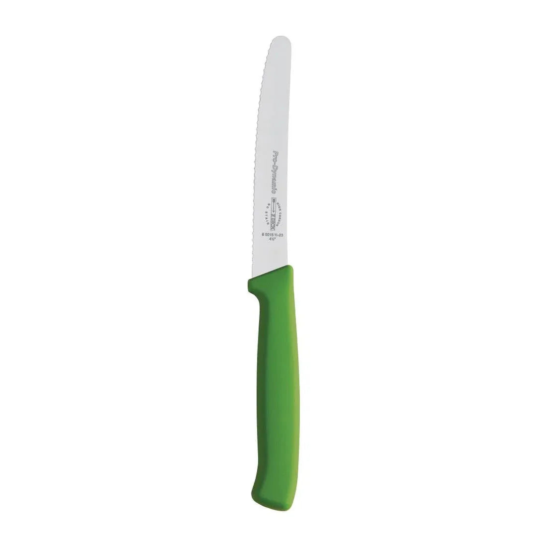 CR155 Dick Pro Dynamic Serrated Utility Knife Green 11cm - JD Catering Equipment Solutions Ltd