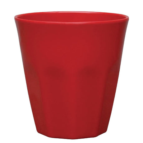 CR343 Kristallon Melamine Plastic Tumbler Red 290ml (Pack of 6) JD Catering Equipment Solutions Ltd