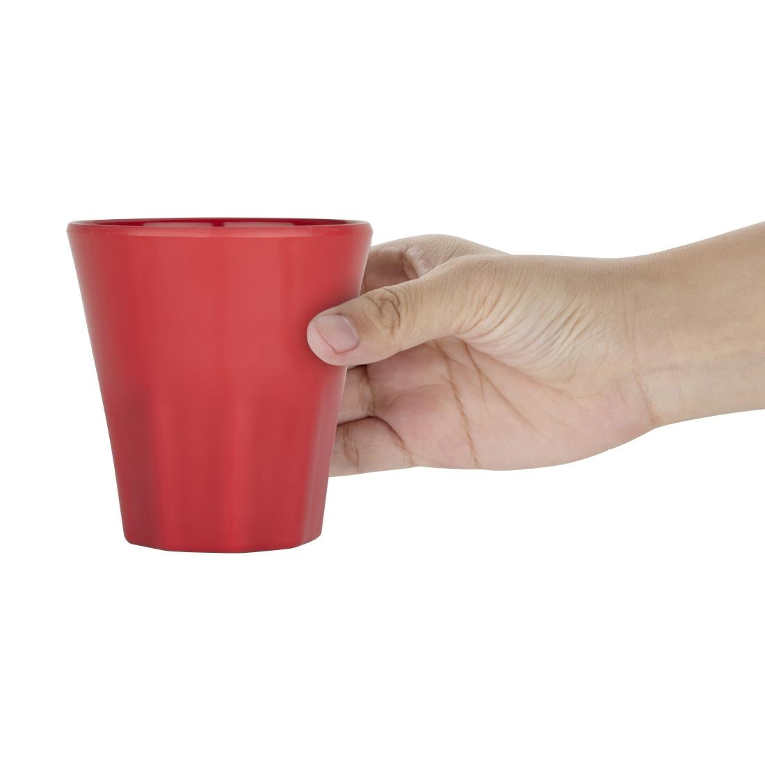 CR343 Kristallon Melamine Plastic Tumbler Red 290ml (Pack of 6) JD Catering Equipment Solutions Ltd
