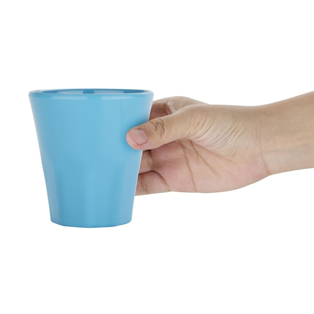 CR344 Kristallon Melamine Plastic Tumbler Blue 290ml (Pack of 6) JD Catering Equipment Solutions Ltd