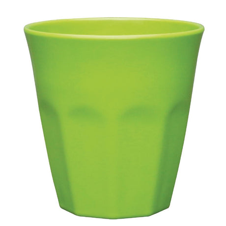 CR345 Kristallon Melamine Plastic Tumbler Green 290ml (Pack of 6) JD Catering Equipment Solutions Ltd