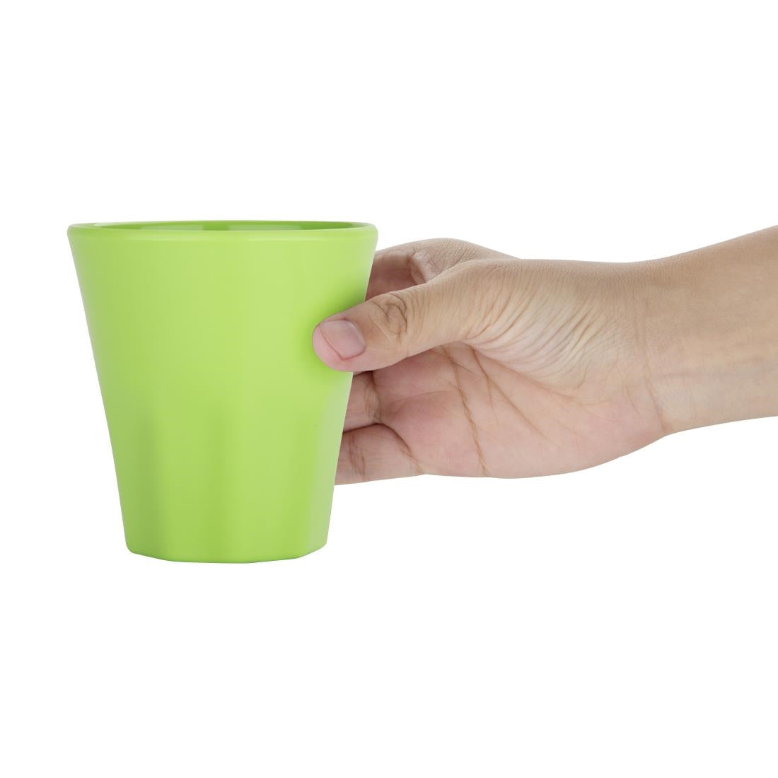 CR345 Kristallon Melamine Plastic Tumbler Green 290ml (Pack of 6) JD Catering Equipment Solutions Ltd