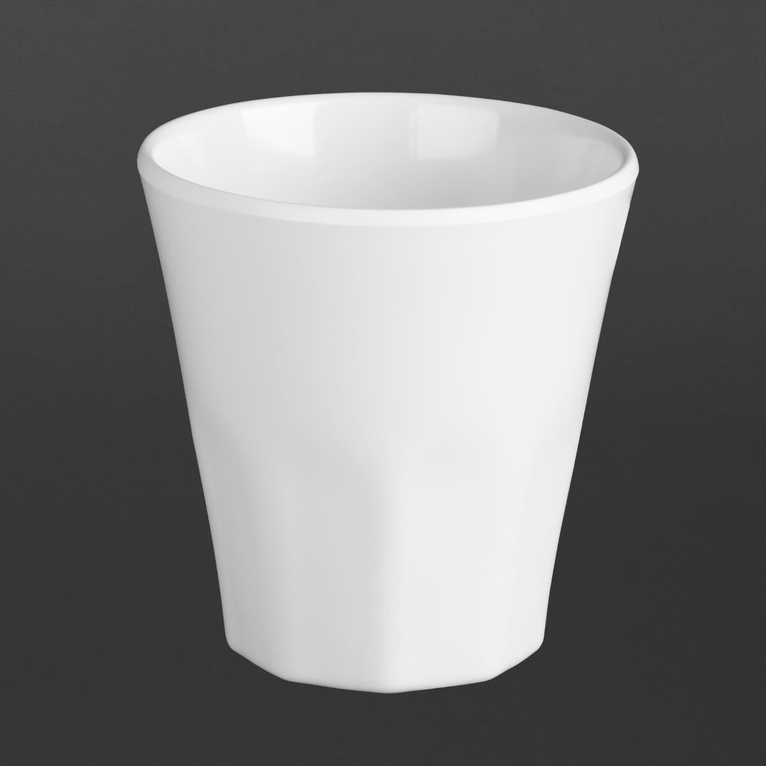CR346 Kristallon Melamine Plastic Tumbler White 290ml (Pack of 6) JD Catering Equipment Solutions Ltd