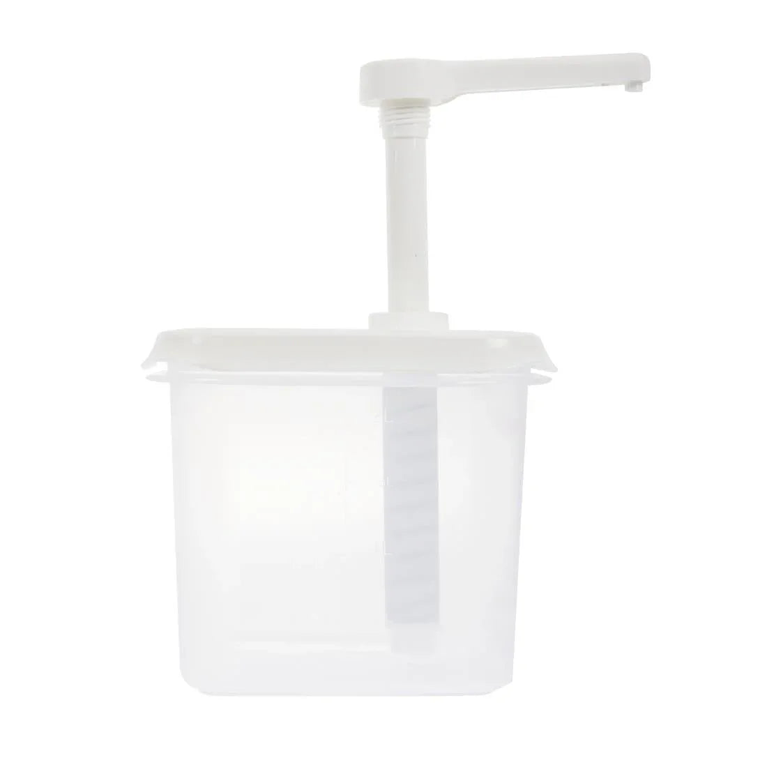 CR820 Araven Sauce Dispenser GN 1/6 Transparent 2.6Ltr - JD Catering Equipment Solutions Ltd