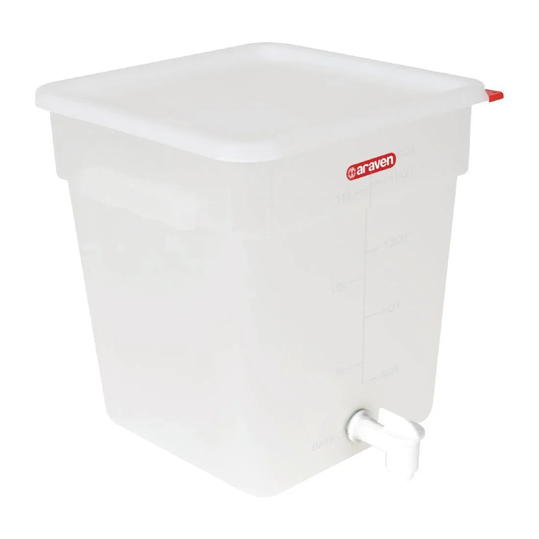 CR824 Araven Sauce Dispenser with Tap 18Ltr - JD Catering Equipment Solutions Ltd