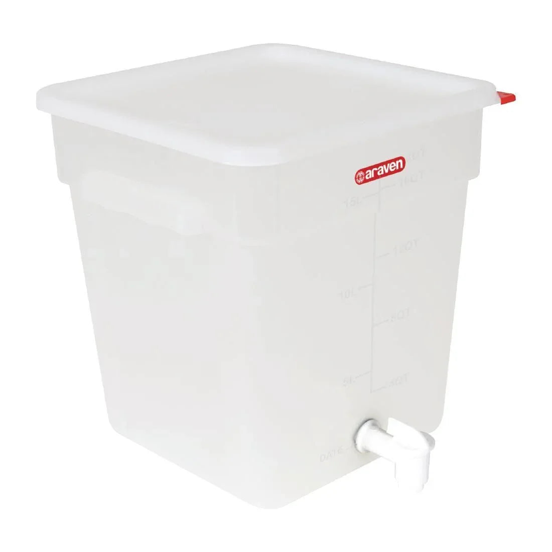 CR824 Araven Sauce Dispenser with Tap 18Ltr - JD Catering Equipment Solutions Ltd