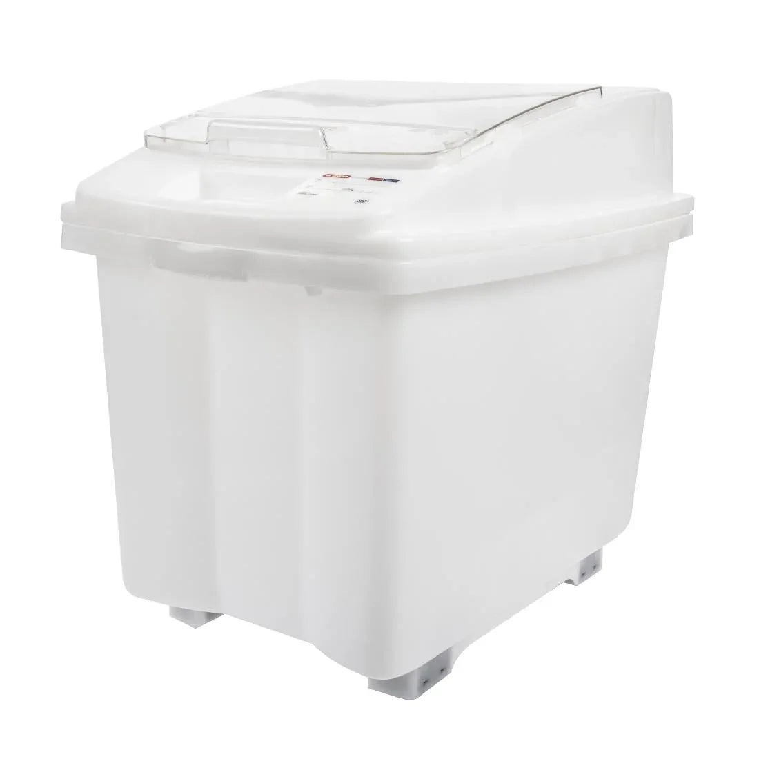 CR976 Araven Transparent Mobile Ingredient Bin 80Ltr - JD Catering Equipment Solutions Ltd
