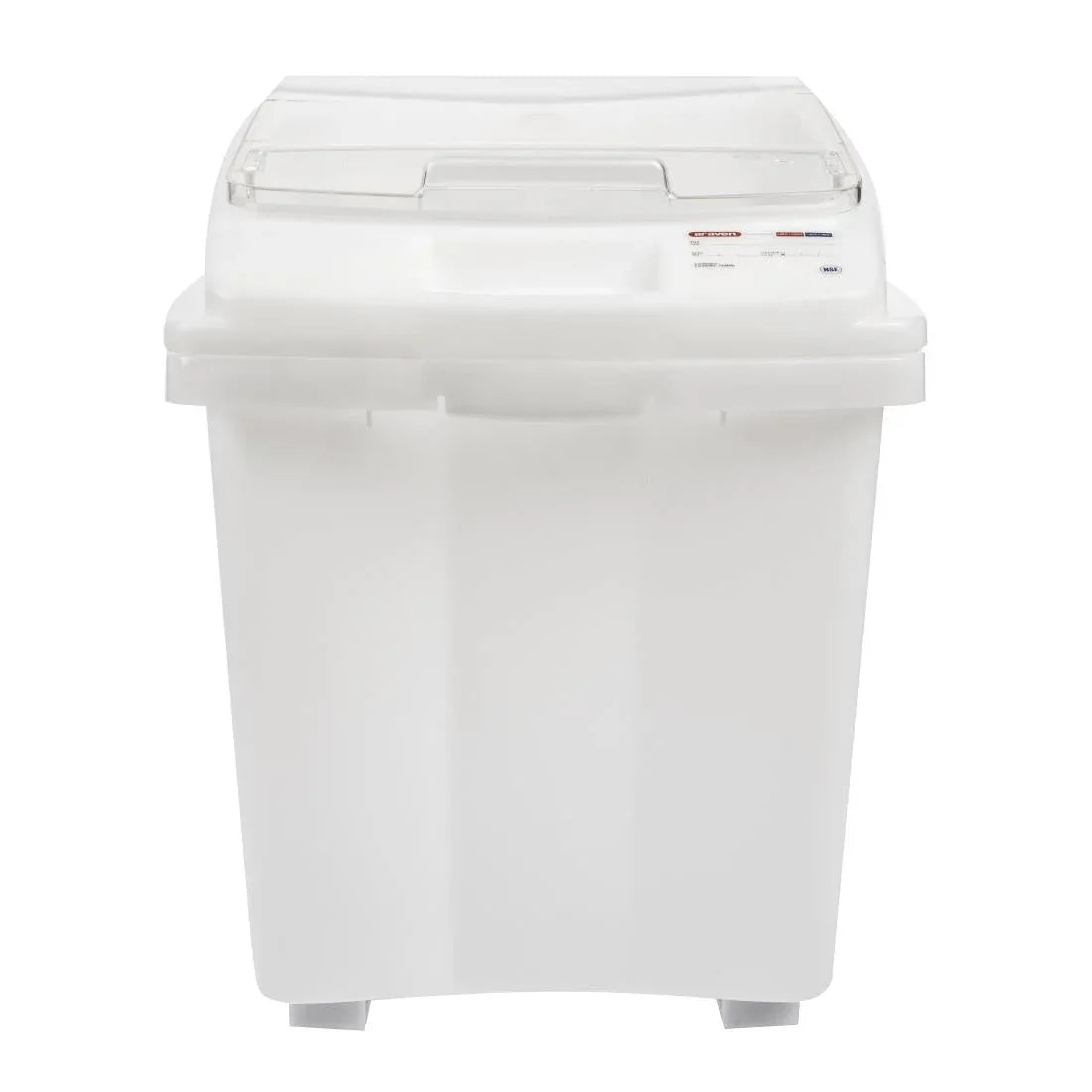 CR976 Araven Transparent Mobile Ingredient Bin 80Ltr - JD Catering Equipment Solutions Ltd
