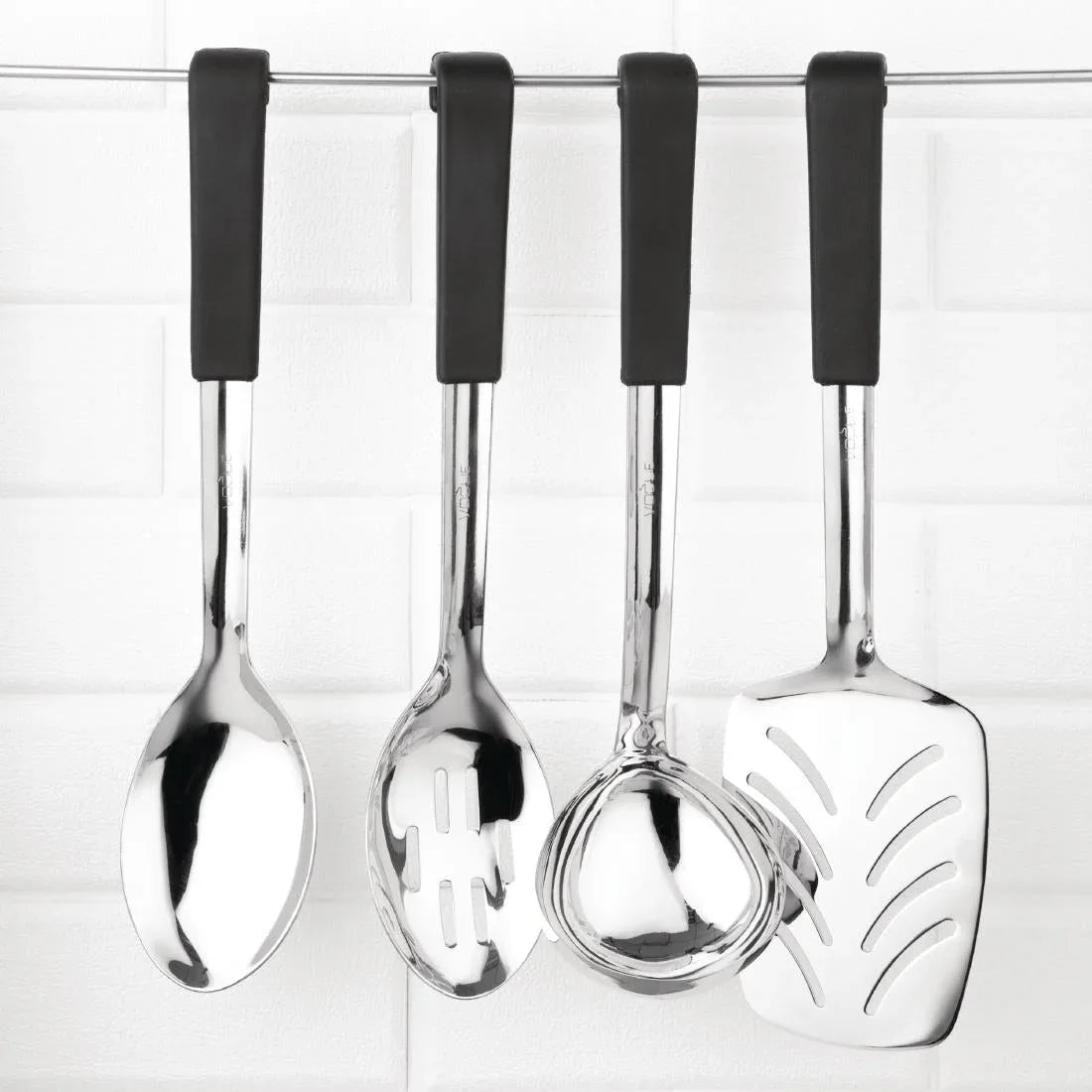 CS001 Vogue Black Handled Ladle 130ml - JD Catering Equipment Solutions Ltd