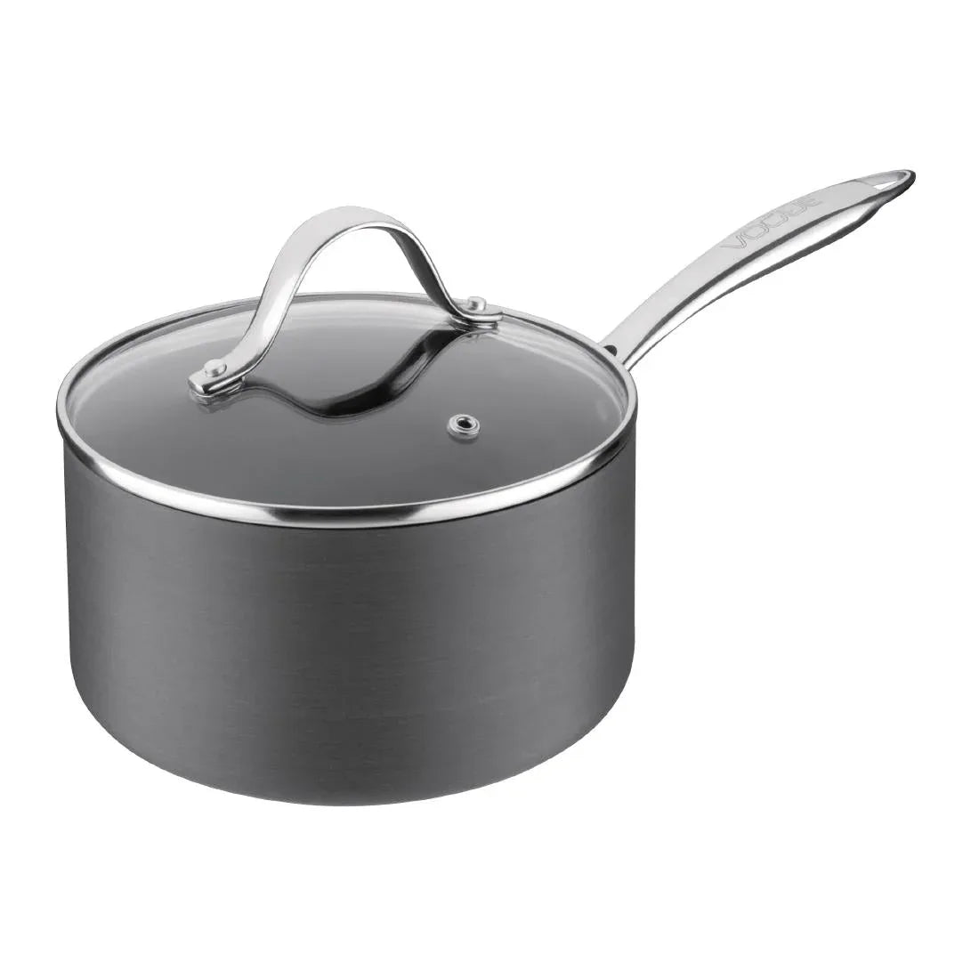 CS544 Vogue Glass Saucepan Lid 180mm - JD Catering Equipment Solutions Ltd