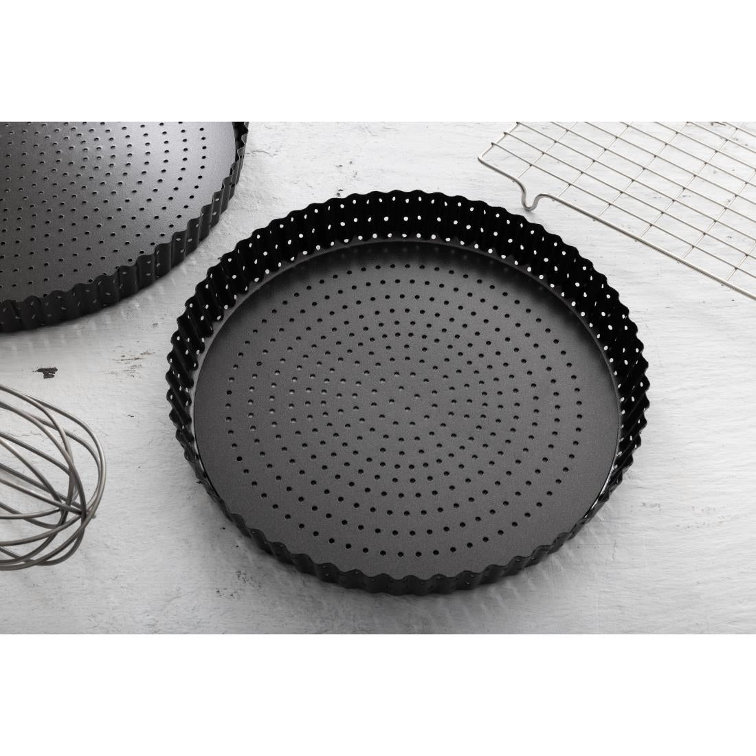 CS568 Masterclass Crusty Bake Quiche Tin 250mm JD Catering Equipment Solutions Ltd