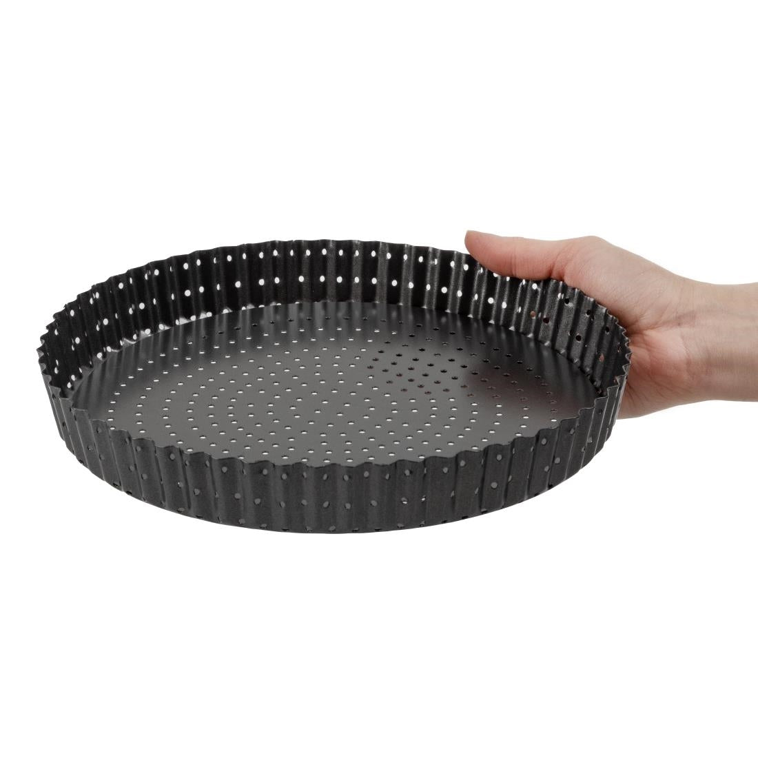 CS568 Masterclass Crusty Bake Quiche Tin 250mm JD Catering Equipment Solutions Ltd