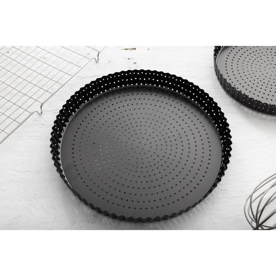 CS569 Masterclass Crusty Bake Quiche Tin 300mm JD Catering Equipment Solutions Ltd